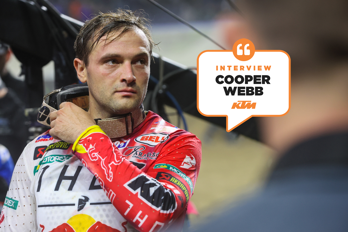 Cooper Webb : « une bonne opération »