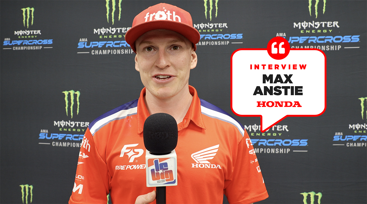Max Anstie : « Je suis content d'être là »