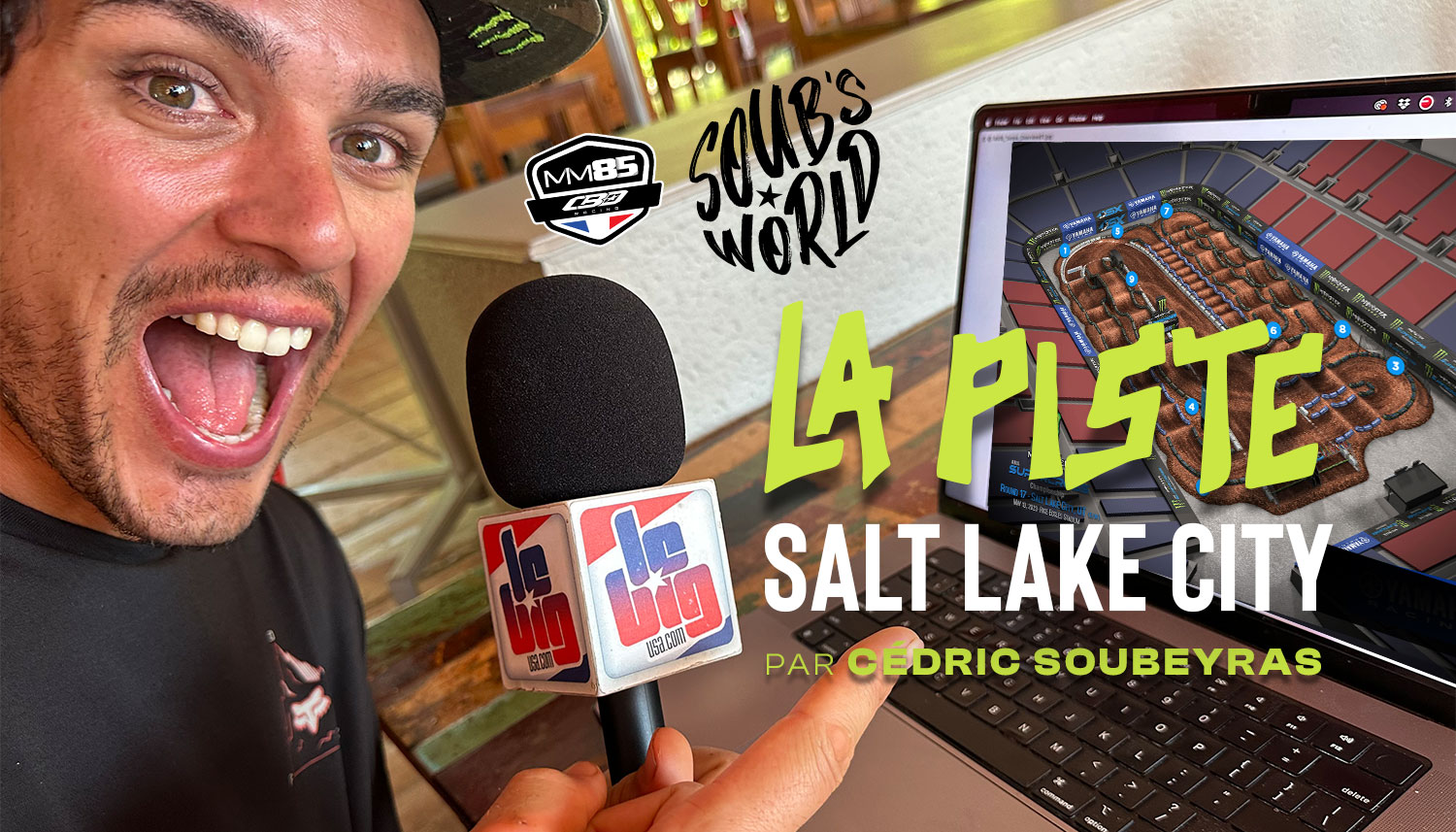 La piste SX de Salt Lake City par Cédric Soubeyras