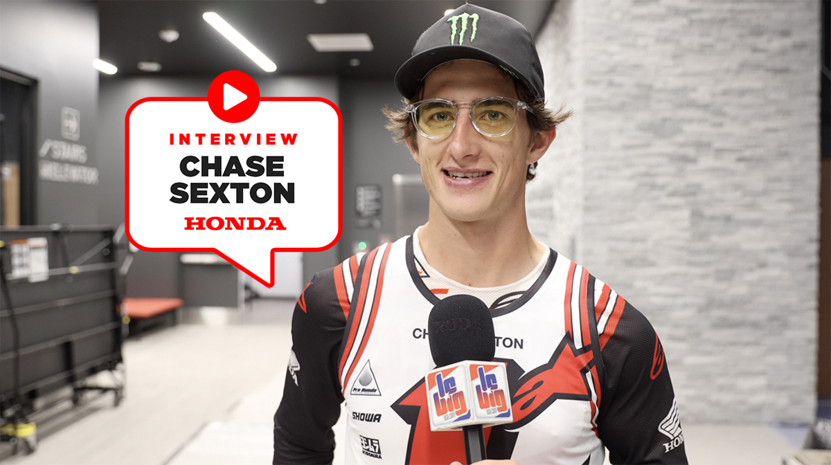 Chase Sexton : « J'en perds mes mots »