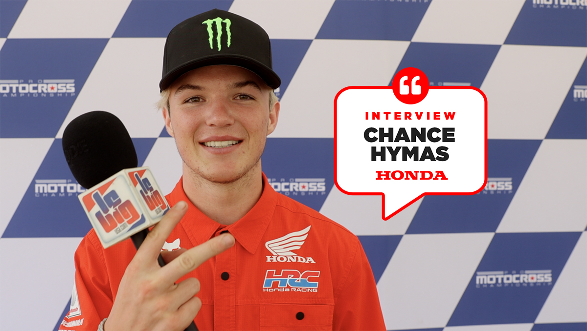 Chance Hymas : « ça fait du bien d'être en tête »