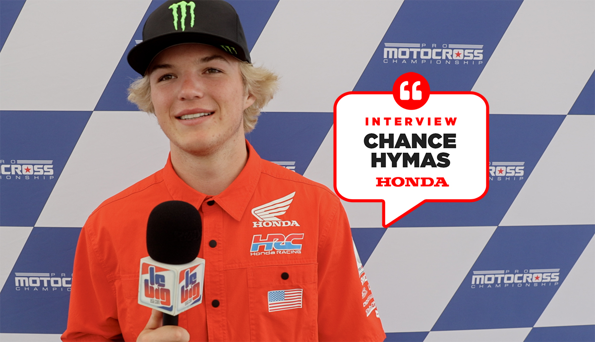 Chance Hymas : « je veux monter sur le podium »