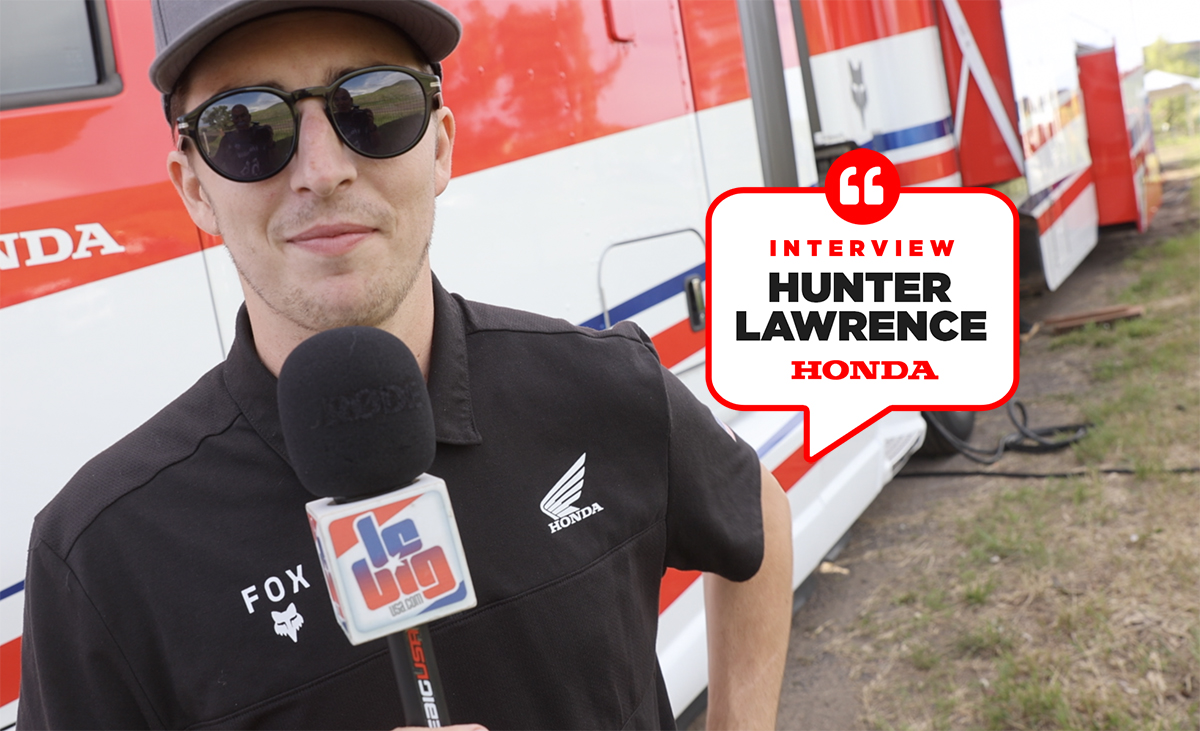Hunter Lawrence : « c'est bien d'avoir des pistes différentes »