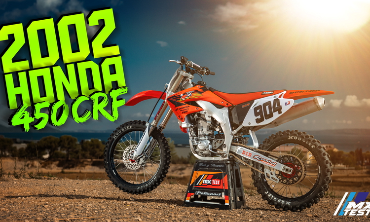 Mx Test avec la Honda 450 CRF 2002