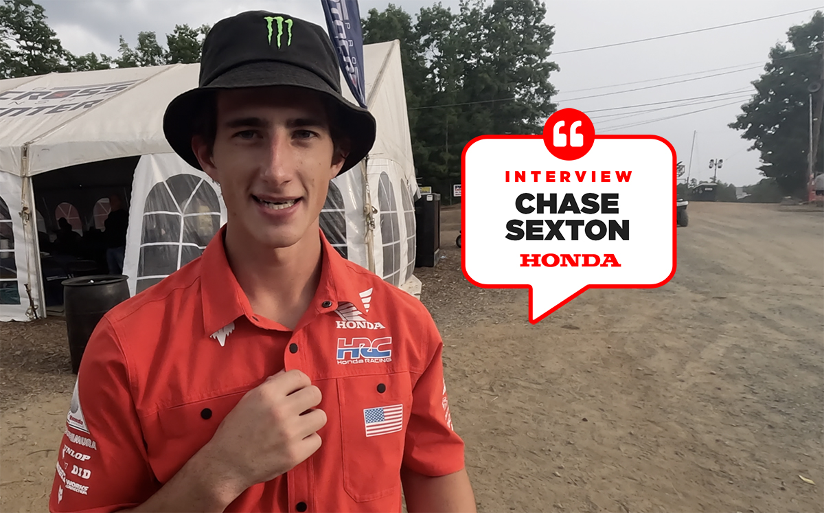Chase Sexton : « je ne suis pas encore à 100% »