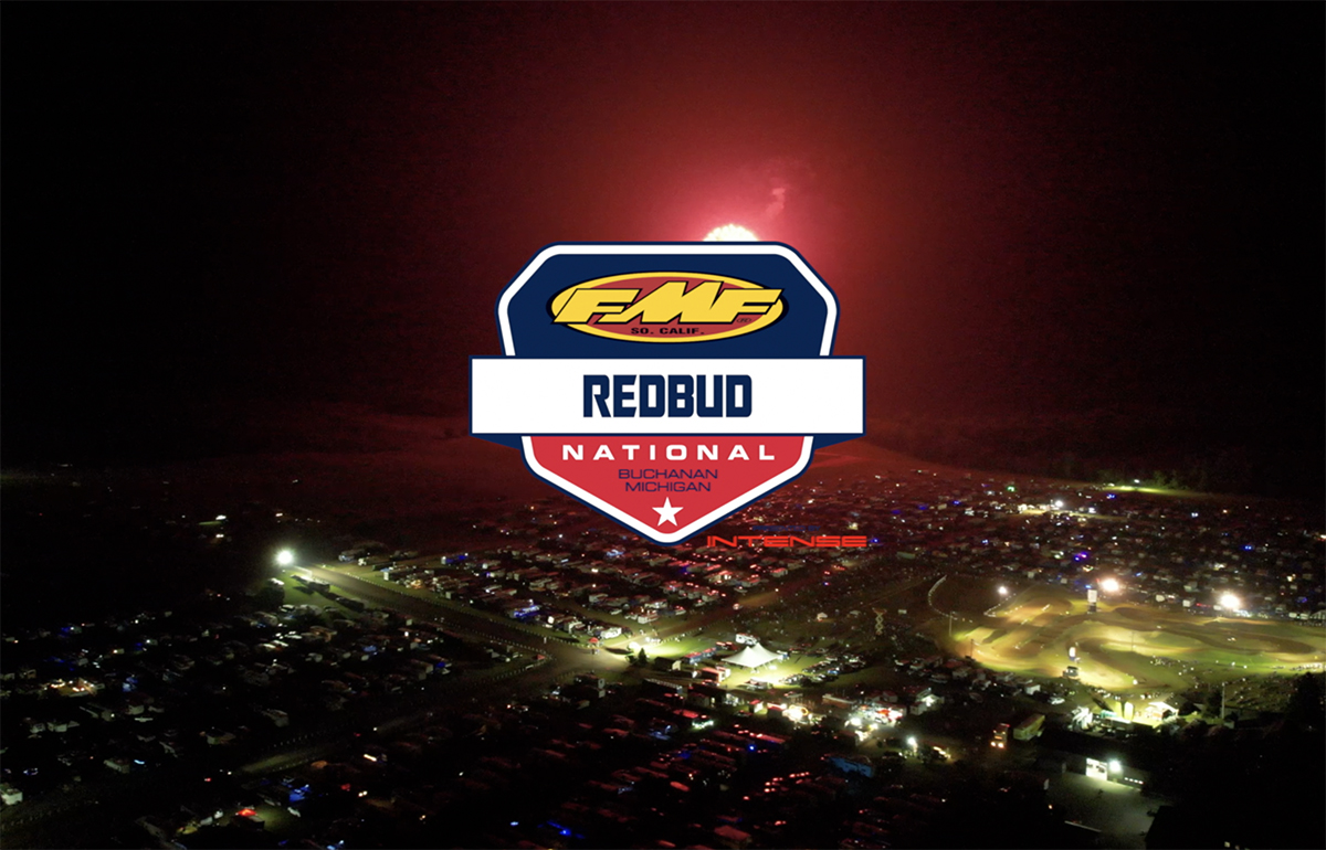 Le feu d'artifice à RedBud (samedi)