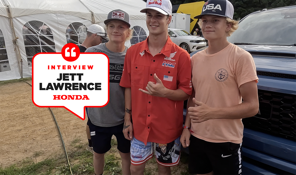 Jett Lawrence : « la série de victoires continue »
