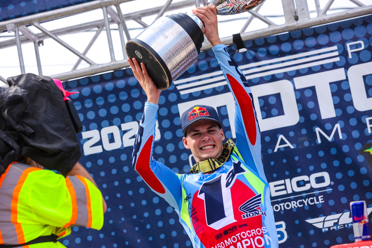 Jett Lawrence est Champion 2023 Pro Motocross 450