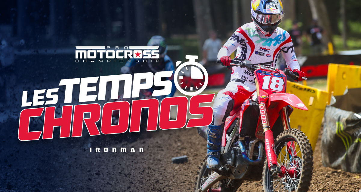 Les temps chronos du MX d'Ironman