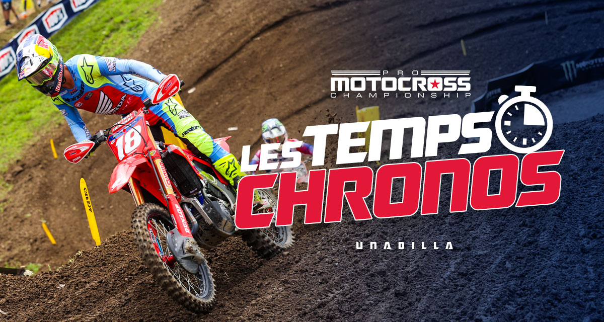 Les temps chronos du MX d'Unadilla