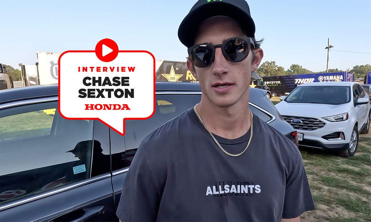 Chase Sexton : « je suis tombé 5 fois »