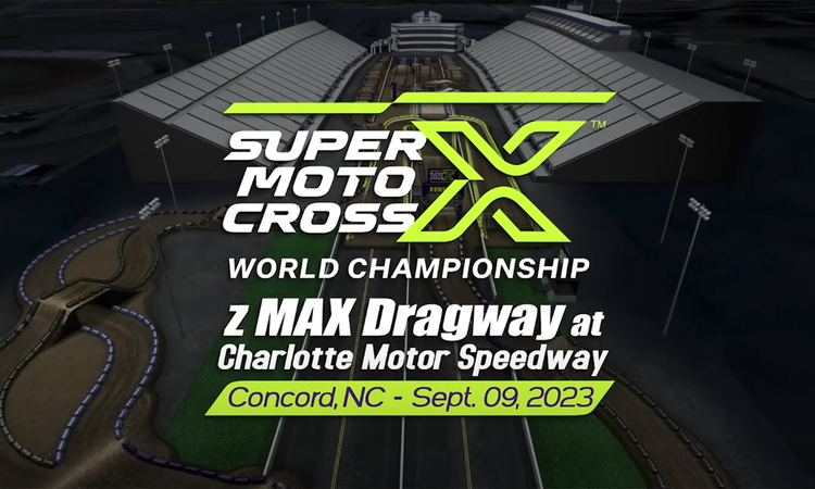 La piste virtuelle du SMX de Charlotte