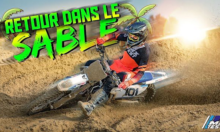 MX Test dans le sable avec Todd Kellett