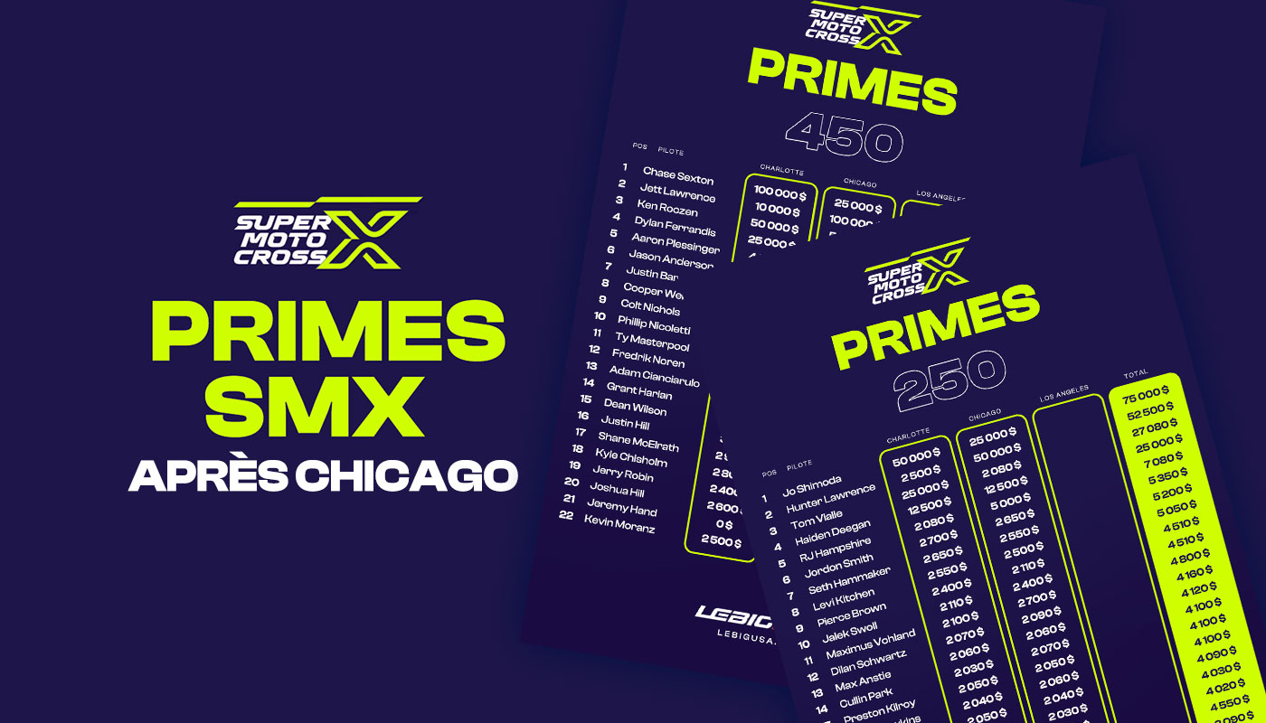 Les primes du SMX après Chicago