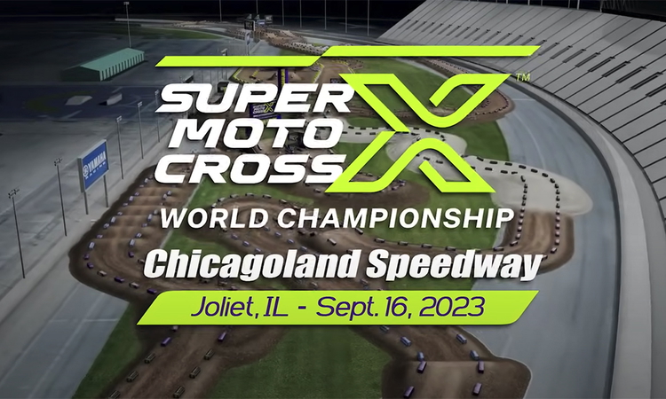 La piste virtuelle du SMX de Chicago