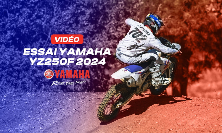 Vidéo : essai Yamaha YZ250F 2024