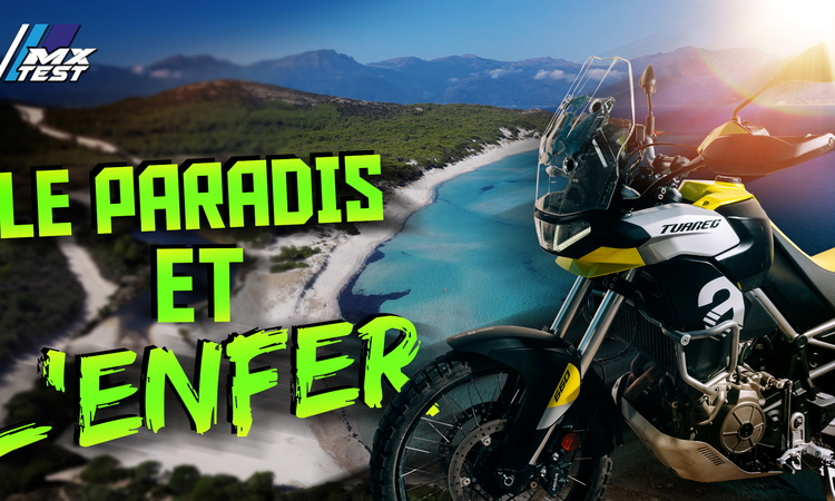La Corse en trail : Aprilia 660 Tuareg