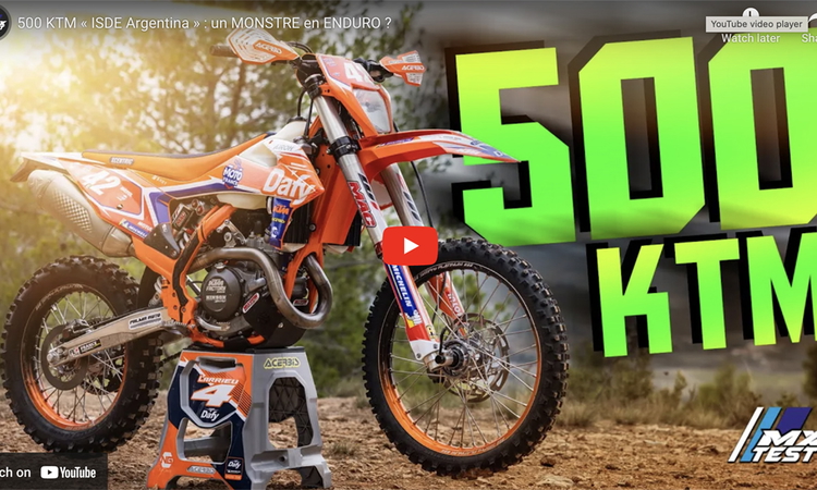 500 KTM « ISDE » : un monstre en enduro ?