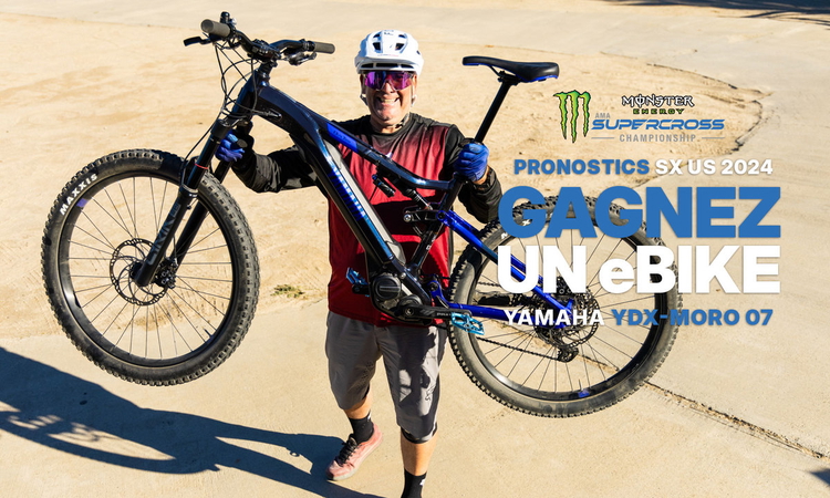 Pronos SX US : gagnez un e-bike Yamaha Moro 07
