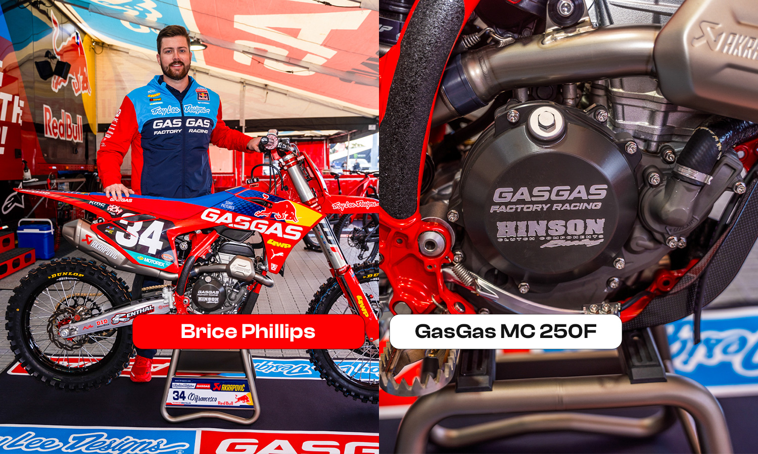GasGas MC 250F (DiFrancesco) de Brice Phillips
