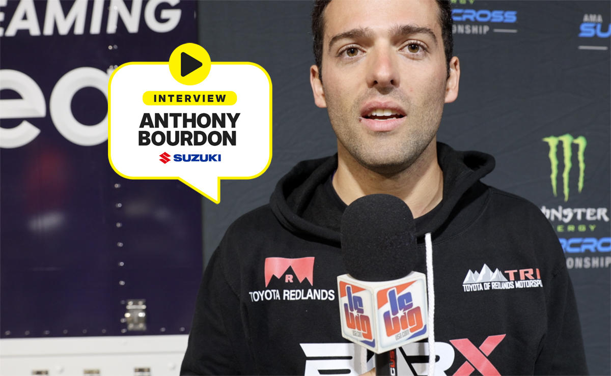 Anthony Bourdon : « ma 1ère finale en SX US »