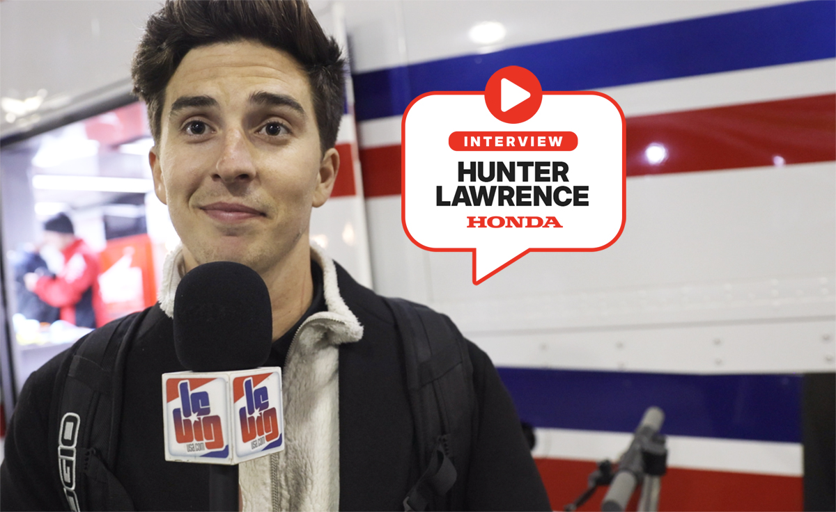 Hunter Lawrence : « Pas de stress, c'est une longue saison »