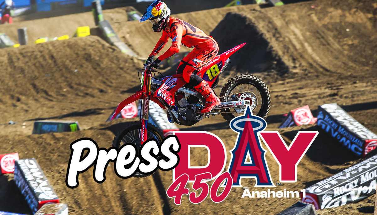 Vidéo 450 : « Press Day » SX Anaheim 1
