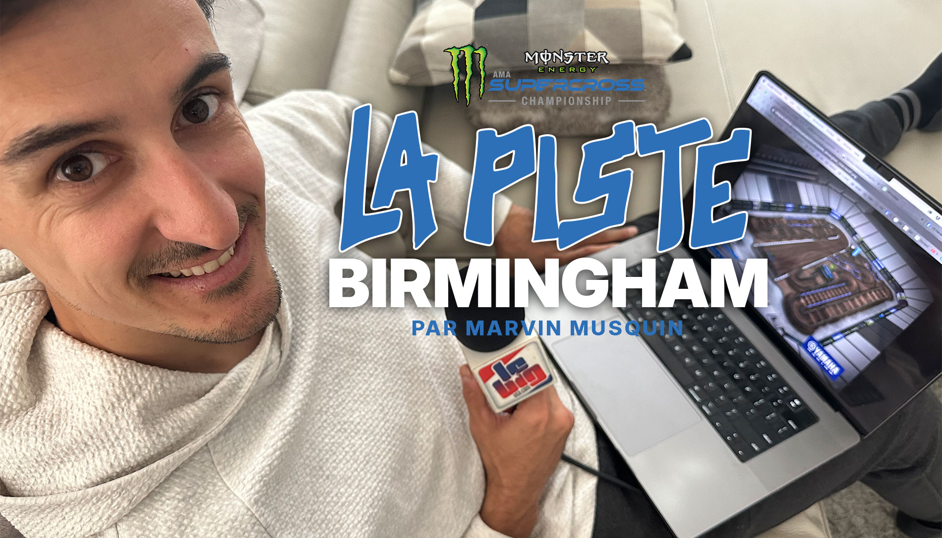 La piste du SX de Birmingham par Marvin Musquin