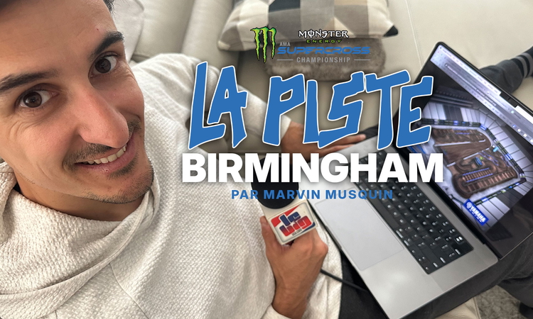 La piste du SX de Birmingham par Marvin Musquin