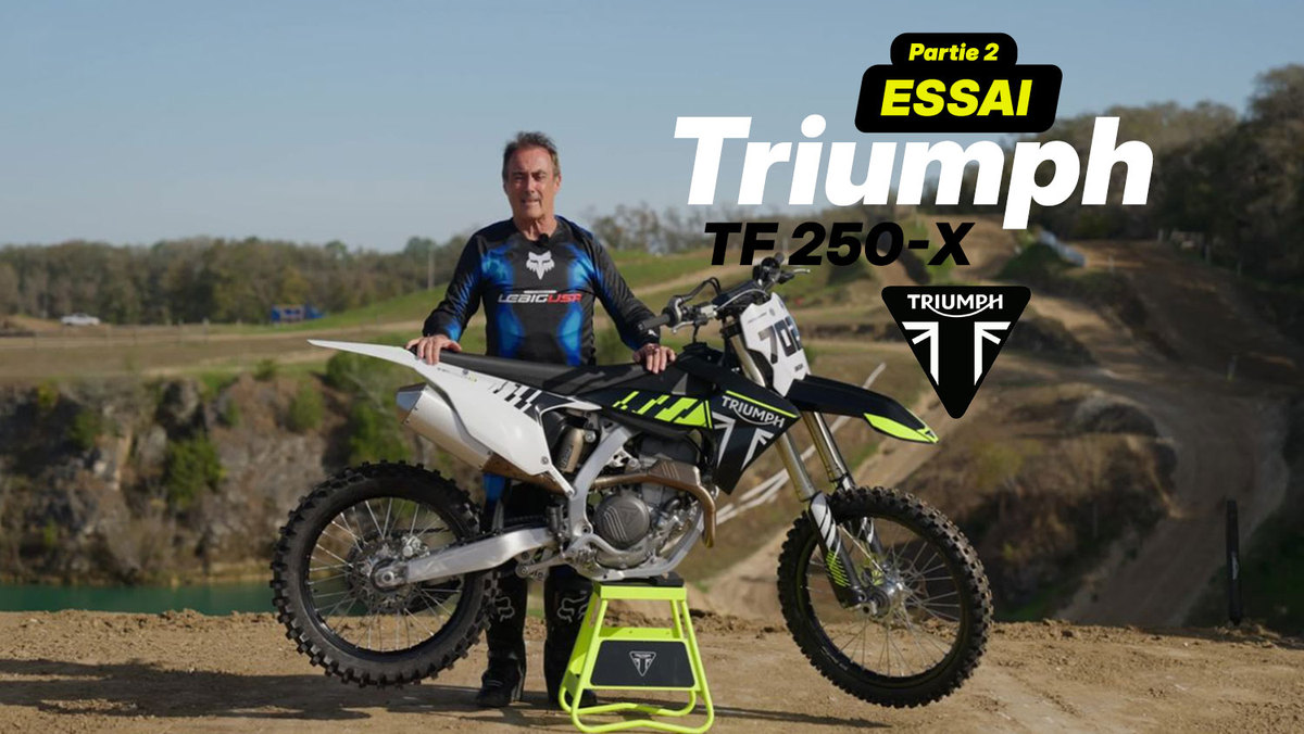 Vidéo : essai Triumph TF 250-X (partie 2/2)