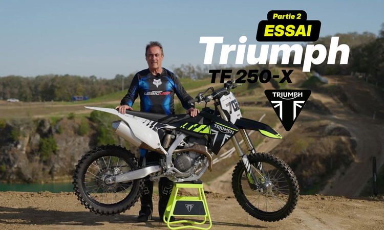 Vidéo : essai Triumph TF 250-X (partie 2/2)