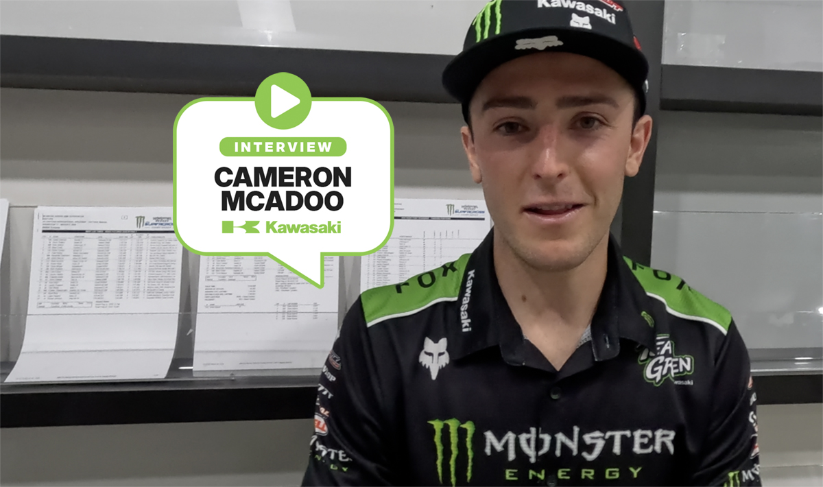 Cameron McAdoo : « pas mieux que 2ème »