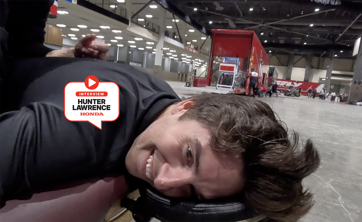Interview massage avec Hunter Lawrence