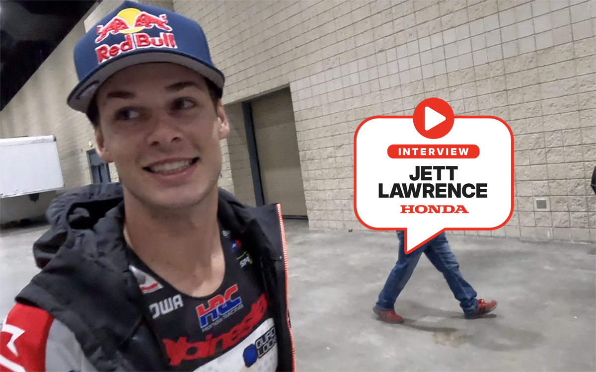 Jett Lawrence : « la piste faisait peur »