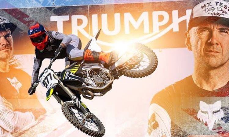 MX Test roule sur la Triumph TF 250-X