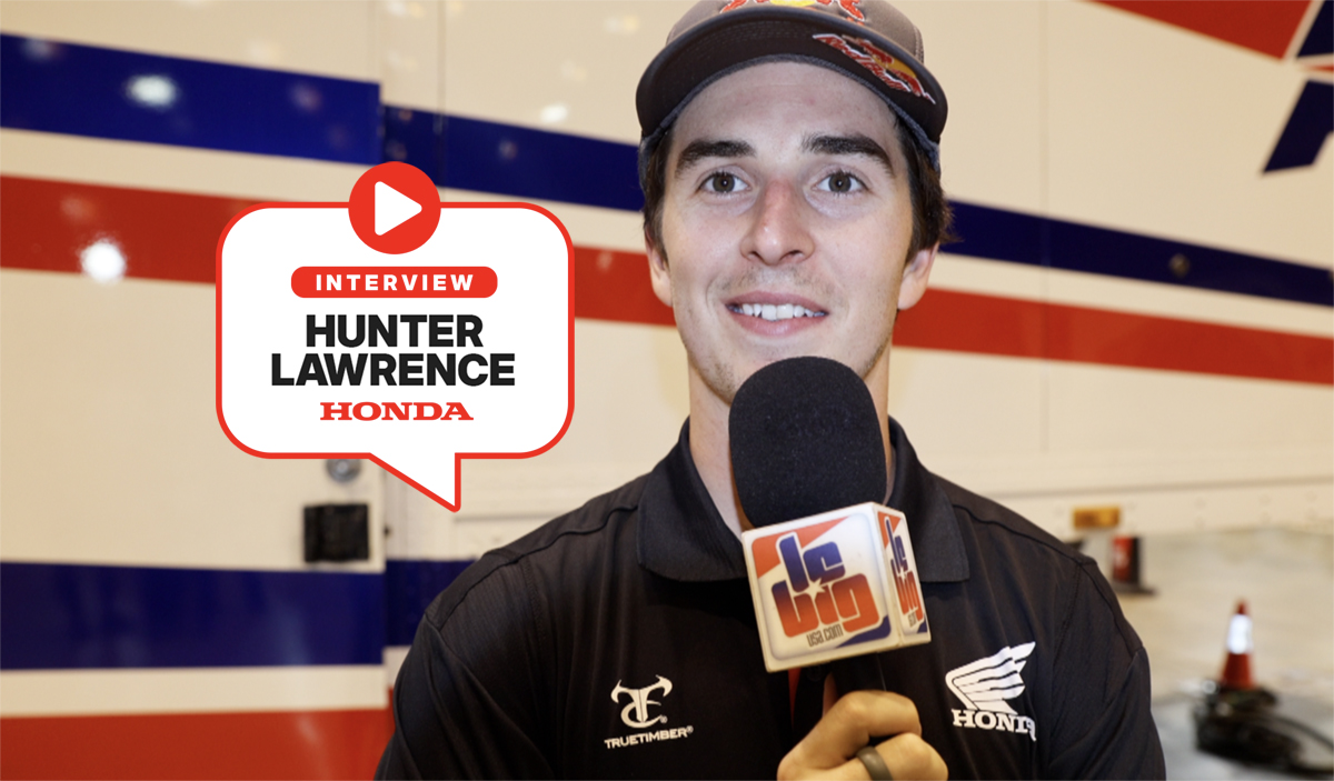 Hunter Lawrence : « je roule de mieux en mieux »