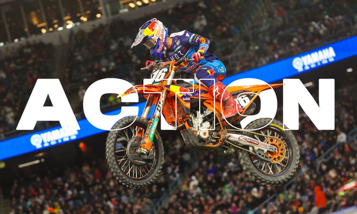 Tom Vialle en action (SX Foxborough)