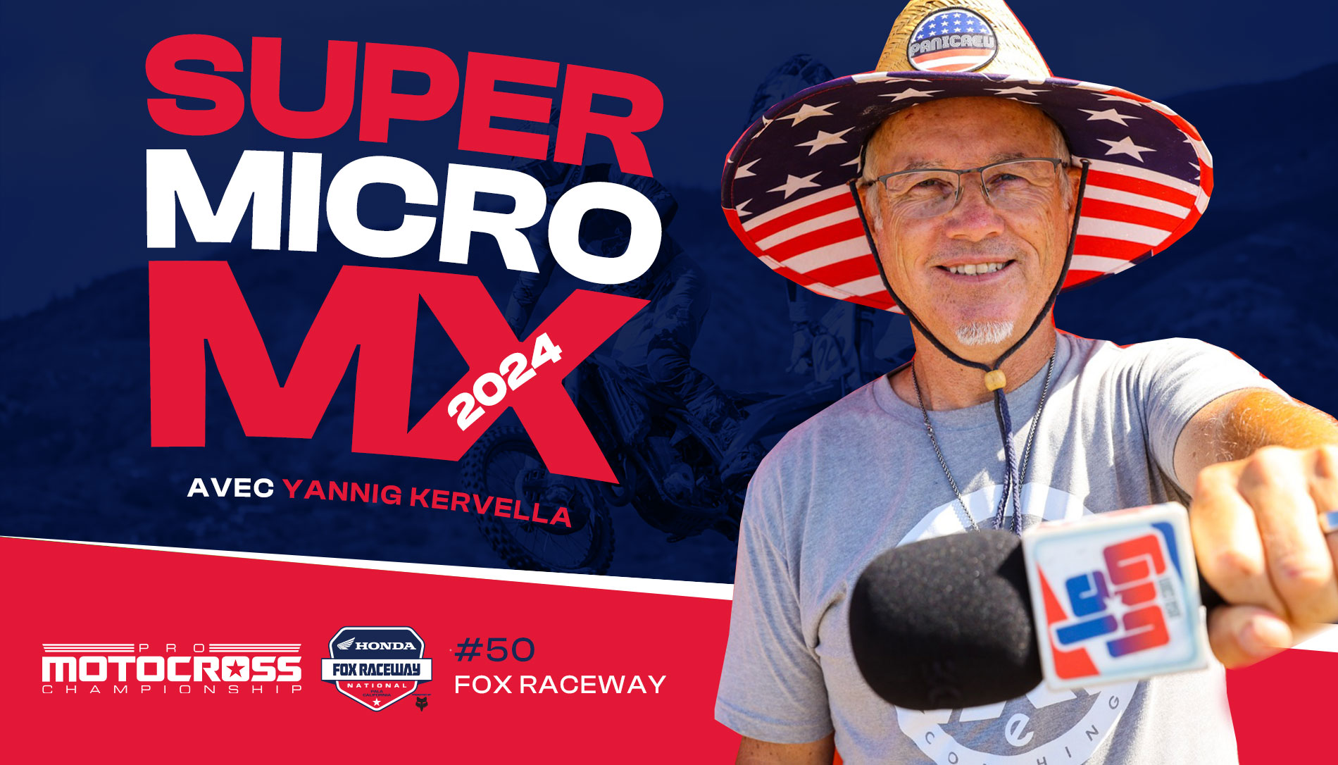 « SuperMicro MX » Fox Raceway avec Yannig Kervella