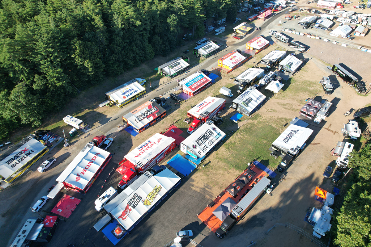 Dans le ciel du MX de Southwick