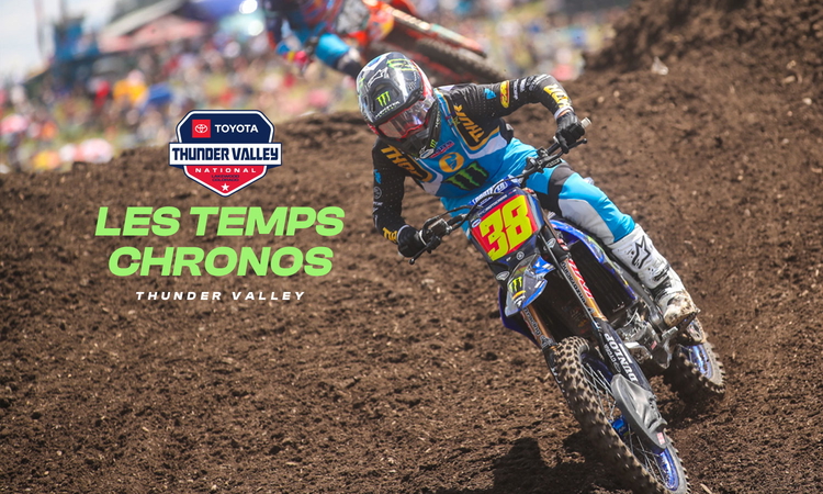 Les temps chronos de Thunder Valley