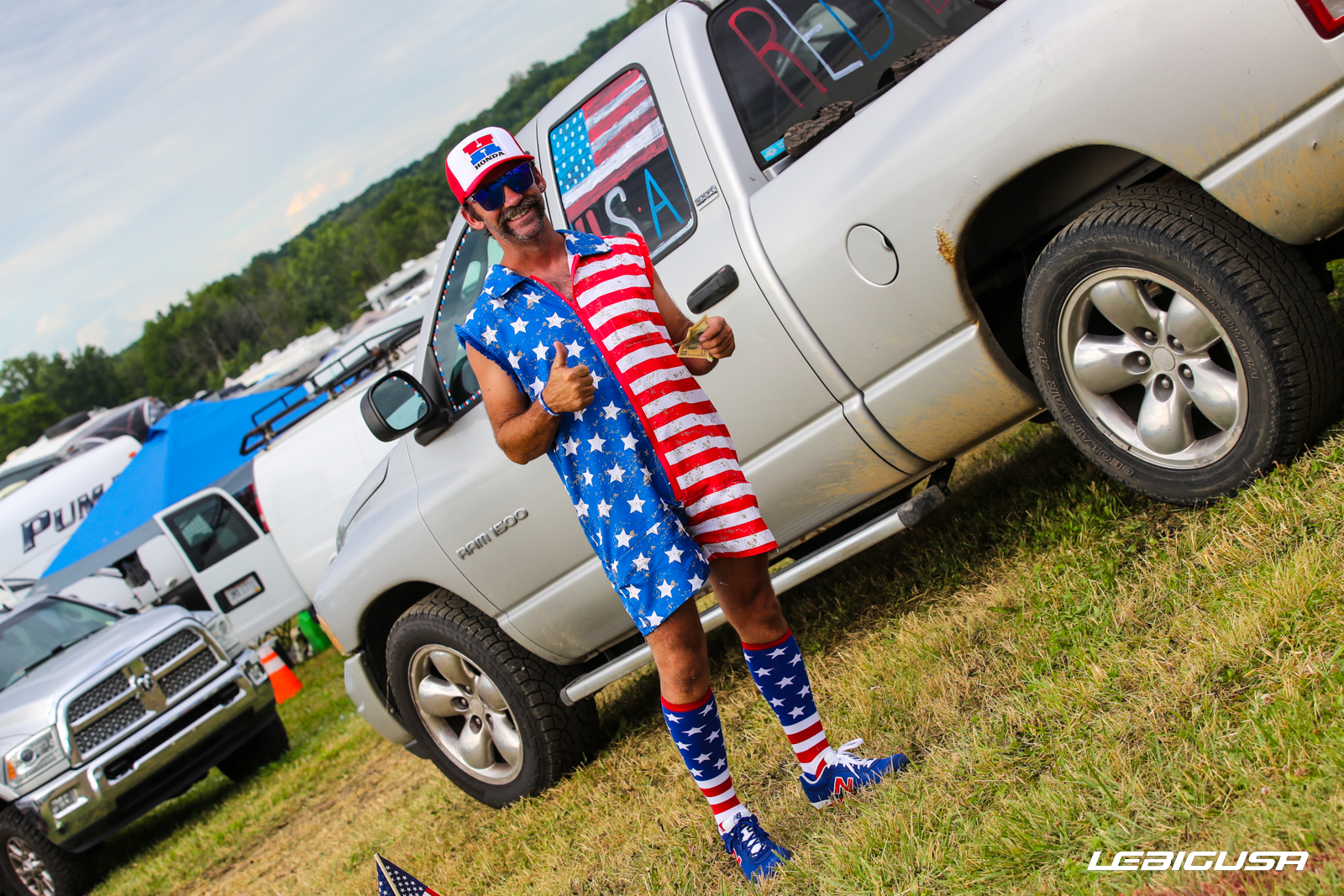 Dans le camping de RedBud (jeudi)