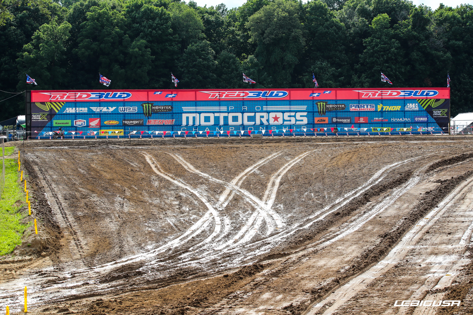 La piste de RedBud MX (jeudi)