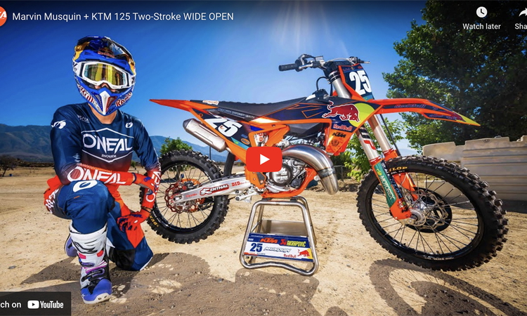 La KTM 125 SX par Marvin Musquin