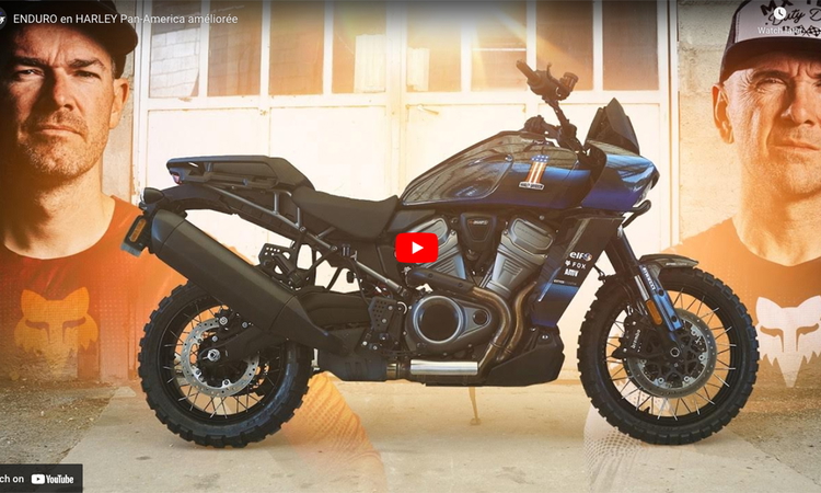 Enduro en Harley Pan-America améliorée