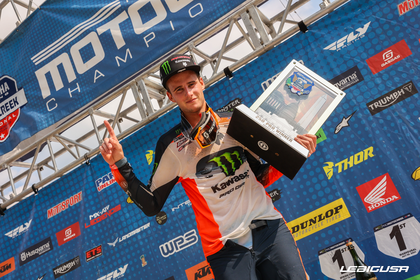 Levi gagne, Haiden est Champion Pro Motocross
