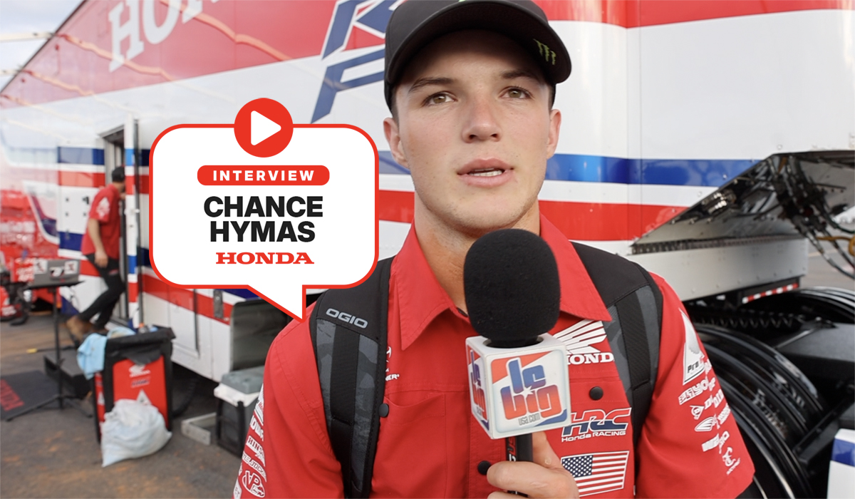 Chance Hymas : « une journée super décevante »