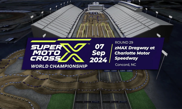 La piste virtuelle du SMX de Charlotte