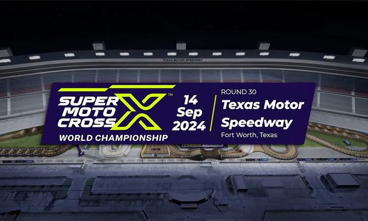 La piste virtuelle du SMX de Fort Worth