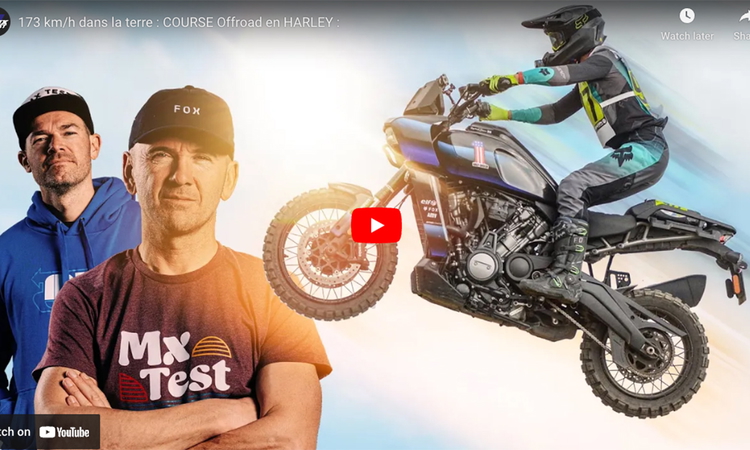 173 km/h dans la terre : course en Harley