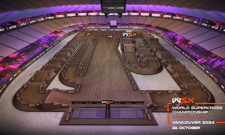 La piste virtuelle du WSX de Vancouver